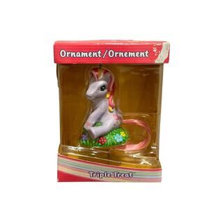 My Little Pony Ornament TRIPLE TREAT 3" American Greetings Hasbro Christmas 2004